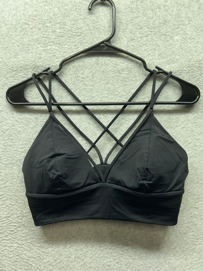 Lululemon Pushing Limits Bra Size 10 Black