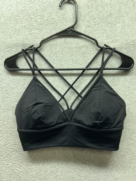 Lululemon Pushing Limits Bra Size 10 Black