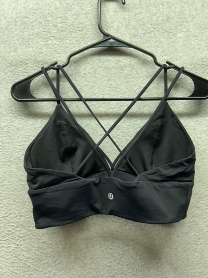 Lululemon Pushing Limits Bra Size 10 Black