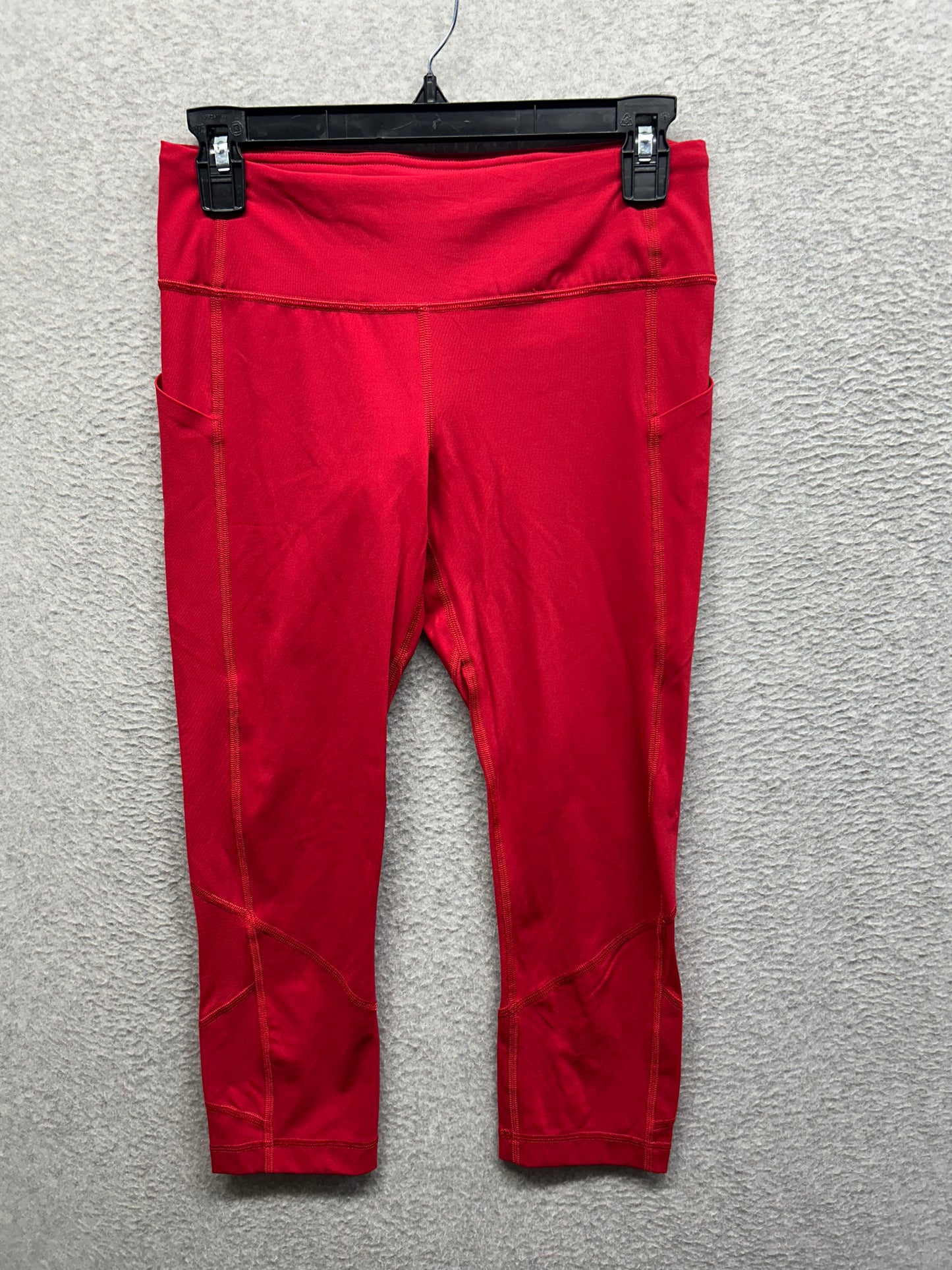 Lululemon Pace Rival Crop 22" Size 6 Dark Red