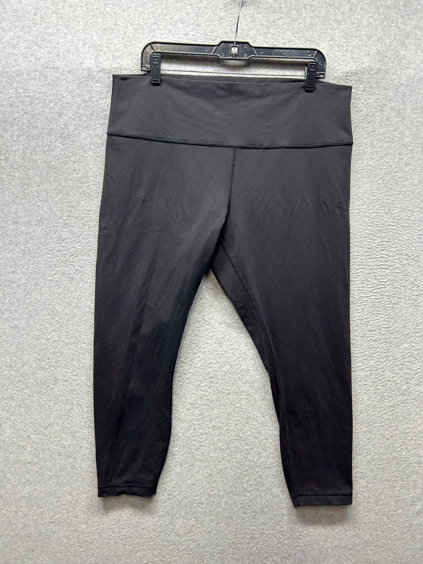 Lululemon Wunder Under High-Rise 7/8 Tight *Full-On Luon 25" Size 18 Black