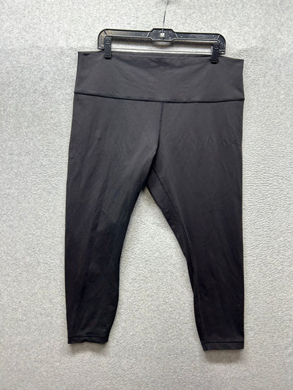 Lululemon Wunder Under High-Rise 7/8 Tight *Full-On Luon 25" Size 18 Black