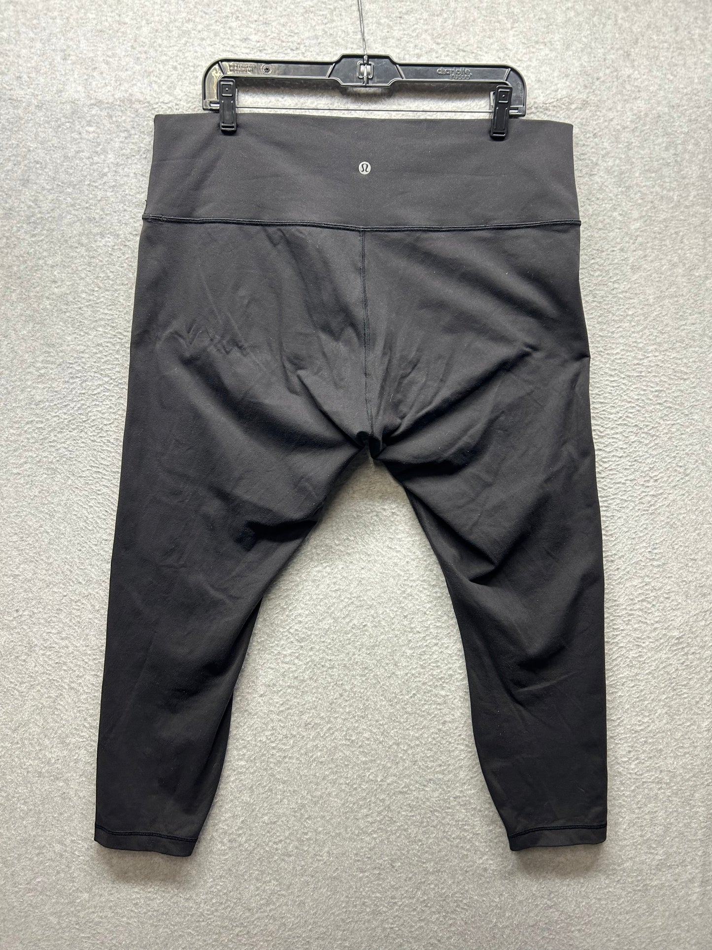 Lululemon Wunder Under High-Rise 7/8 Tight *Full-On Luon 25" Size 18 Black