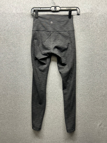 Lululemon Wunder Under High-Rise Tight 28" Brushed Full-On Luxtreme Size 4 Heathered Black