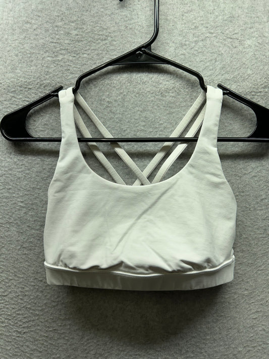 Lululemon Energy Bra Size 4 White