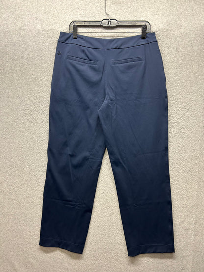 Lululemon Luxtreme Mid-Rise Straight-Leg Trouser Size Large (Sqaure Dot) True Navy