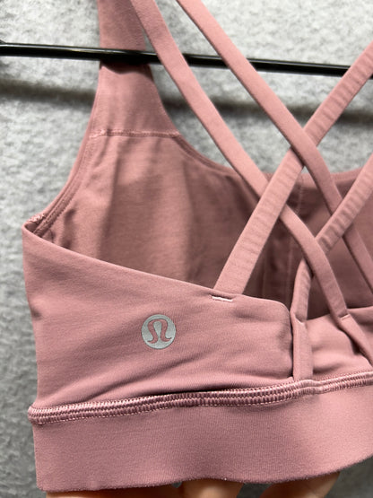 Lululemon Energy Bra Size 4 Spanish Rose