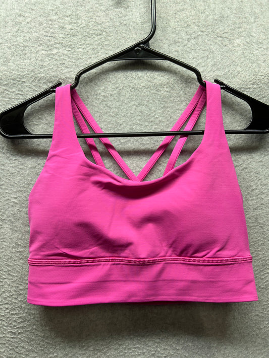 Lululemon Energy Longline Bra Size 8 Ripened Raspberry