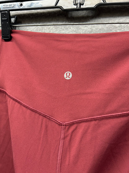 Lululemon Align High-Rise Pant 28" Size 6 Red Merlot