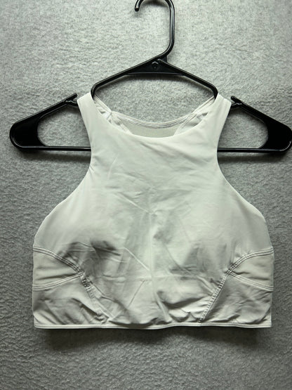 Lululemon Mesh-Back Train Bra Size 8 White