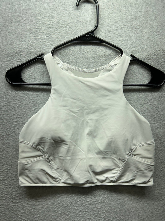 Lululemon Mesh-Back Train Bra Size 8 White