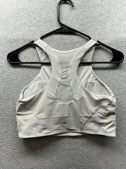 Lululemon Mesh-Back Train Bra Size 8 White