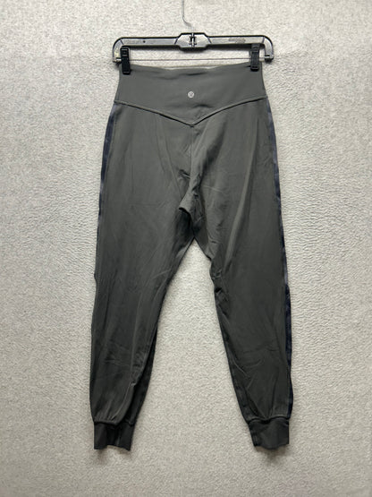 Lululemon Align Jogger Track Stripe 28" Size 6 Graphite Grey / Diamond Dye Pitch Grey Graphite Grey