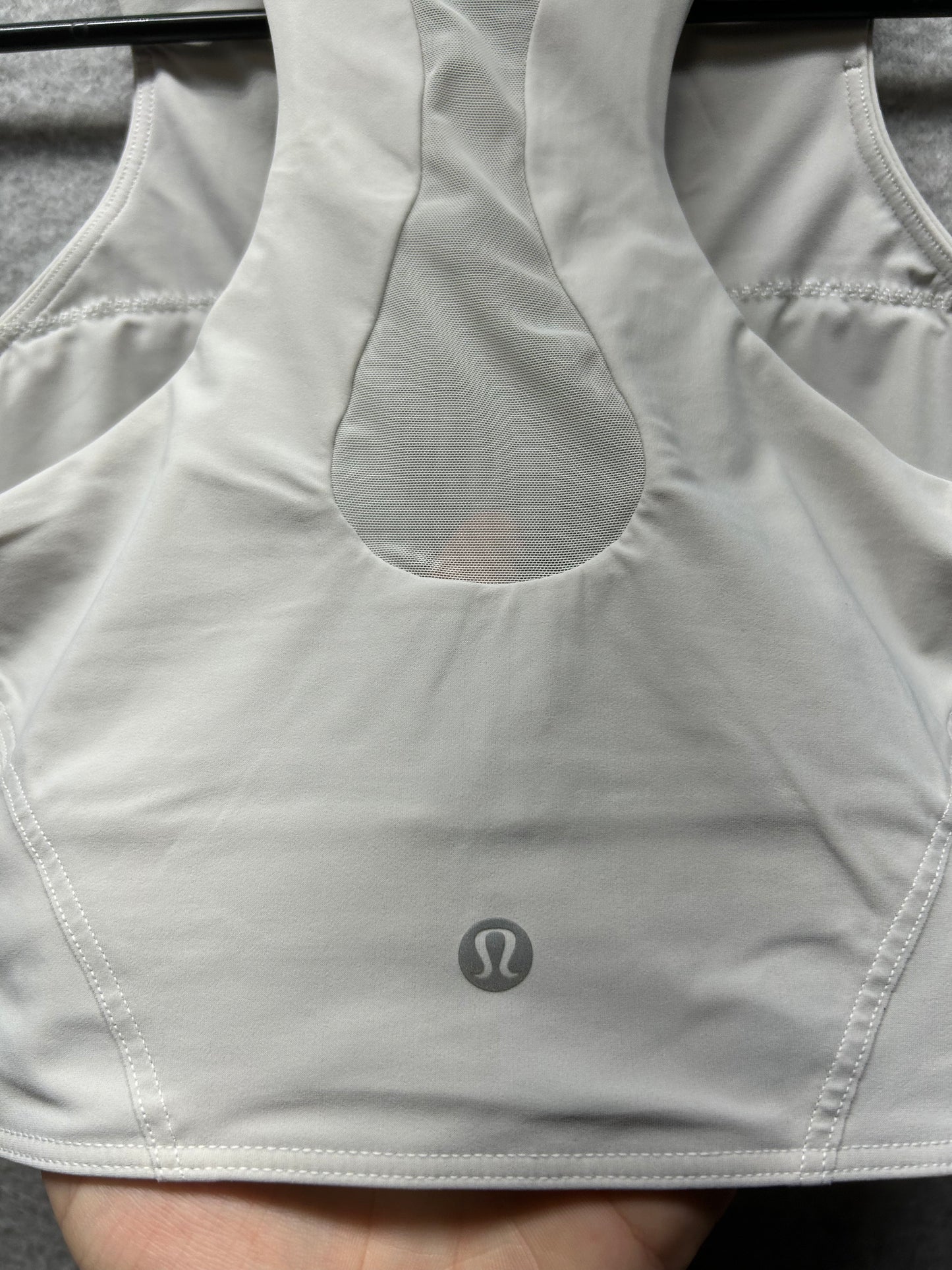Lululemon Mesh-Back Train Bra Size 8 White