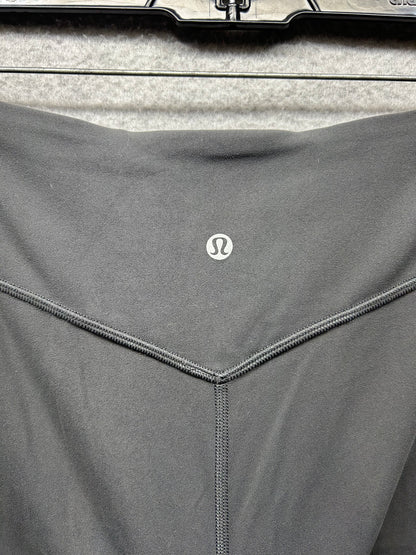Lululemon Align Jogger Track Stripe 28" Size 6 Graphite Grey / Diamond Dye Pitch Grey Graphite Grey
