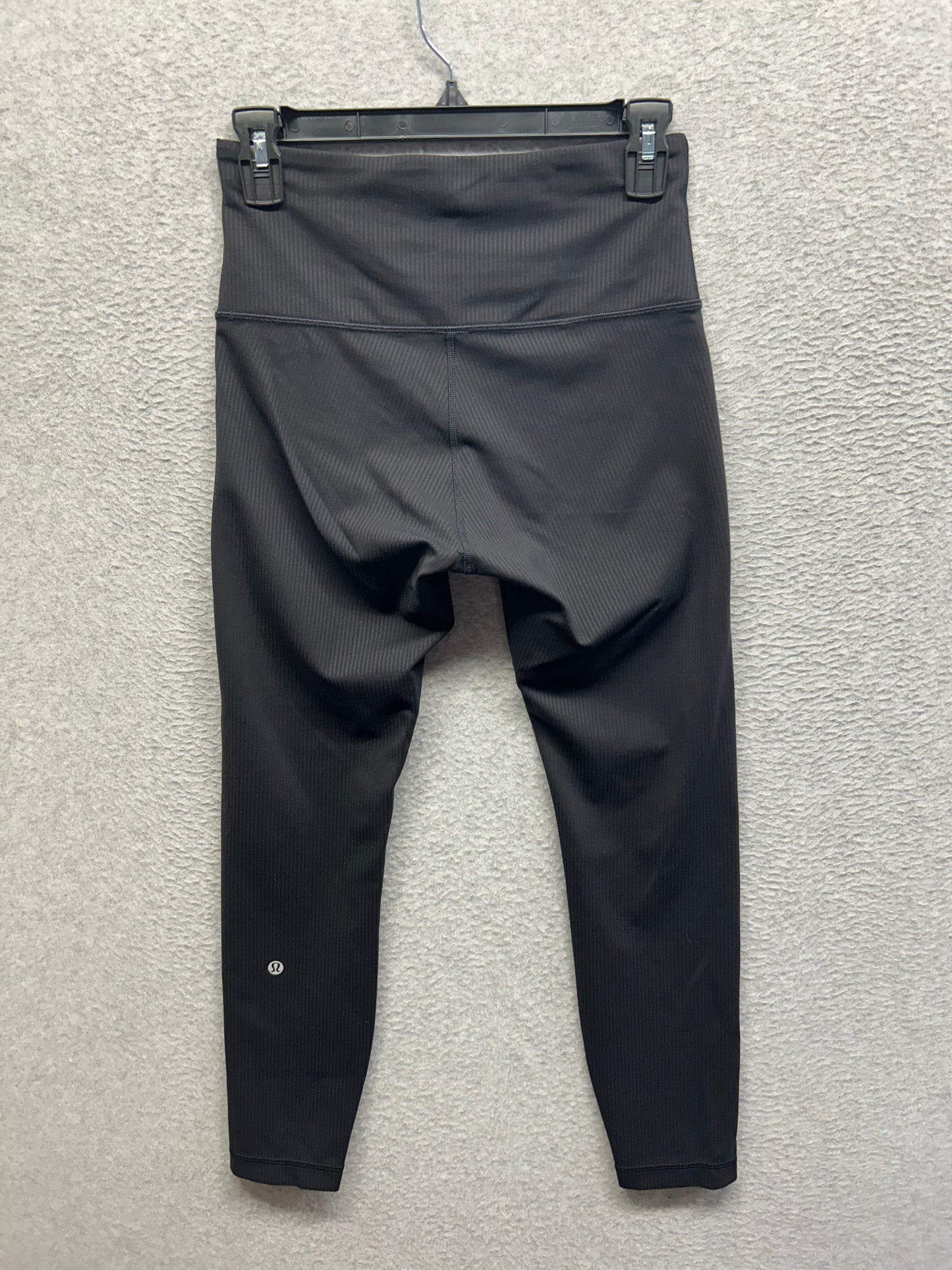 Lululemon Wunder Train High-Rise Ribbed Tight 25" Size 6 (Square) Black