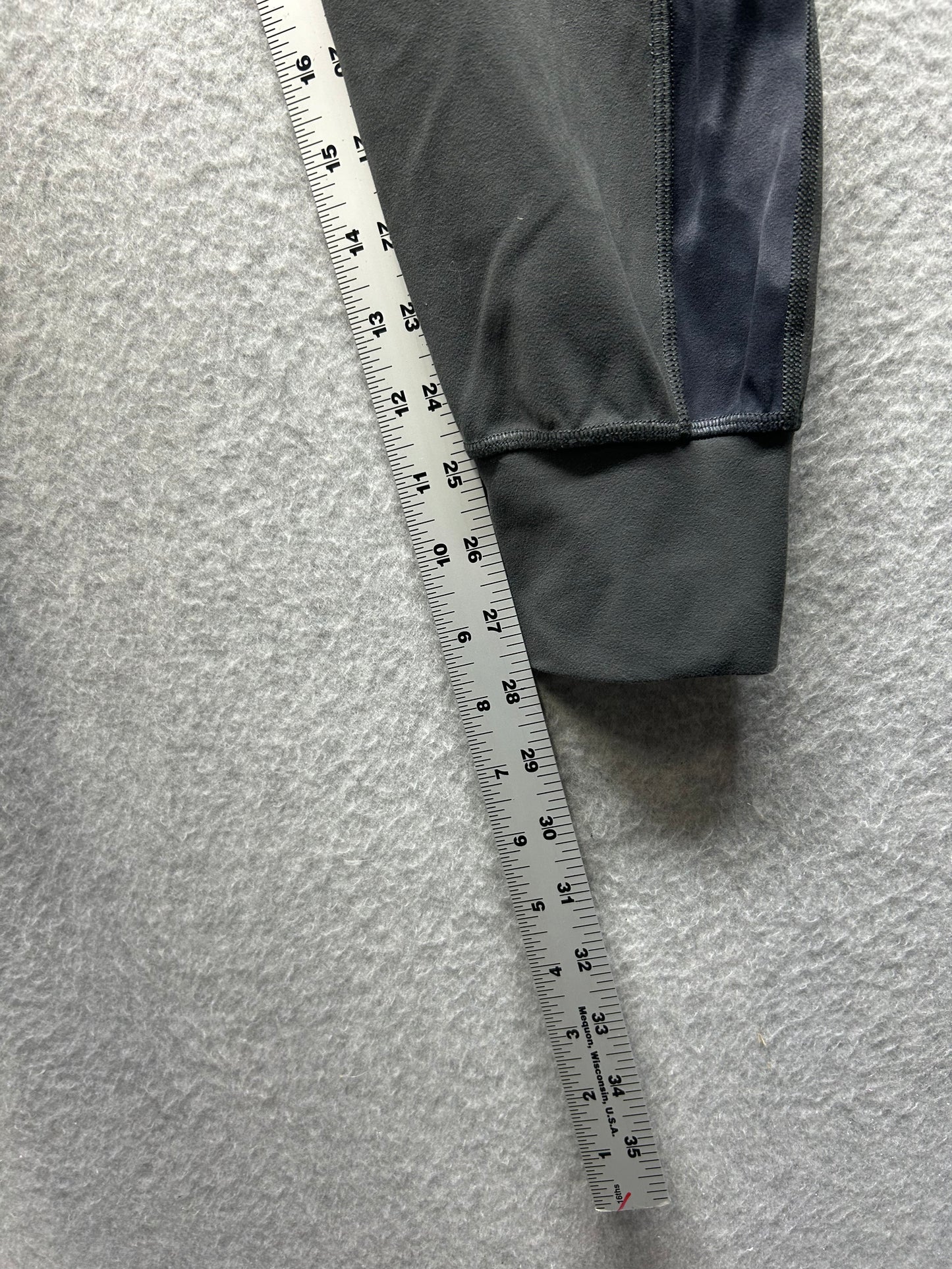 Lululemon Align Jogger Track Stripe 28" Size 6 Graphite Grey / Diamond Dye Pitch Grey Graphite Grey