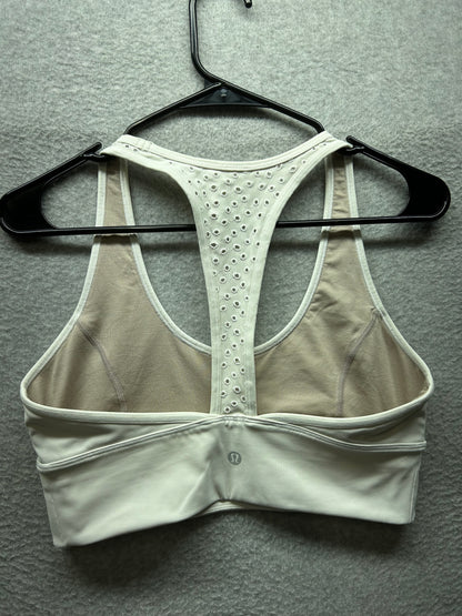 Lululemon Ornate Bra Size 10 White