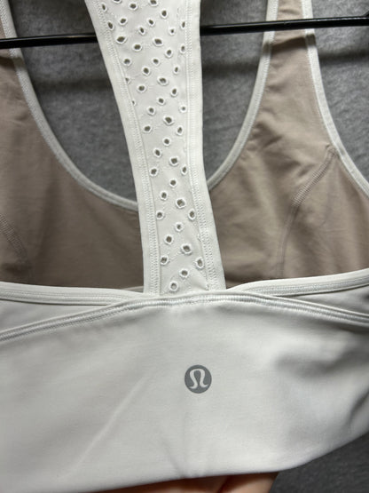 Lululemon Ornate Bra Size 10 White