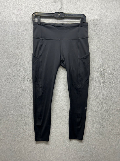 Lululemon Fast & Free 7/8 Tight II *Non-Reflective Nulux 24" Size 8 Black