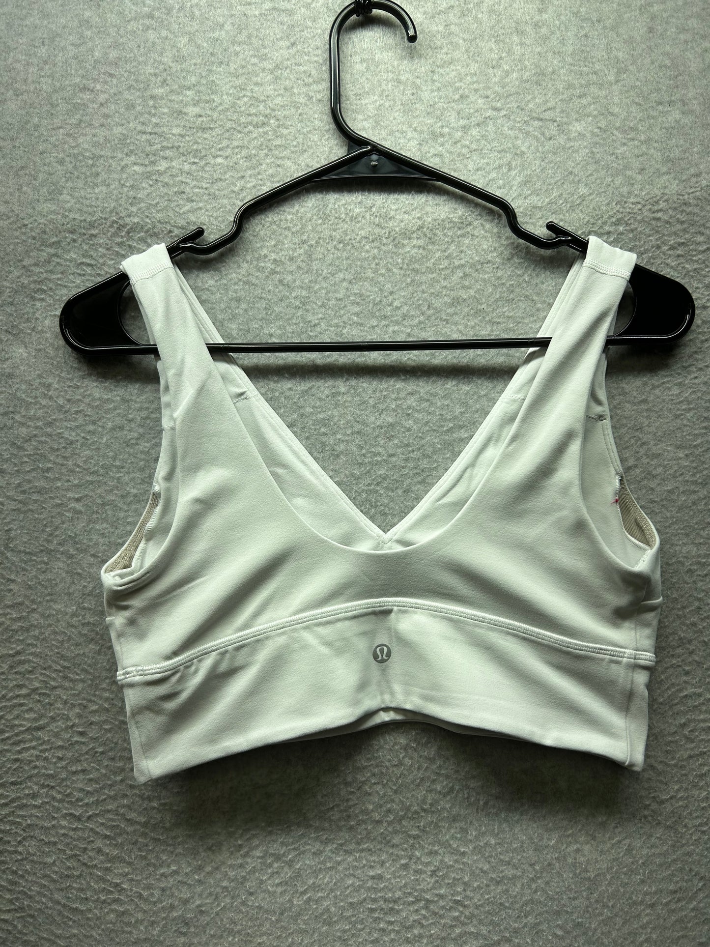 Lululemon Align V-Neck Bra Size 10 White