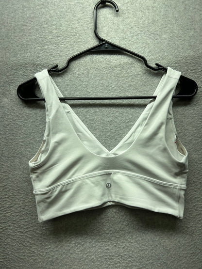 Lululemon Align V-Neck Bra Size 10 White