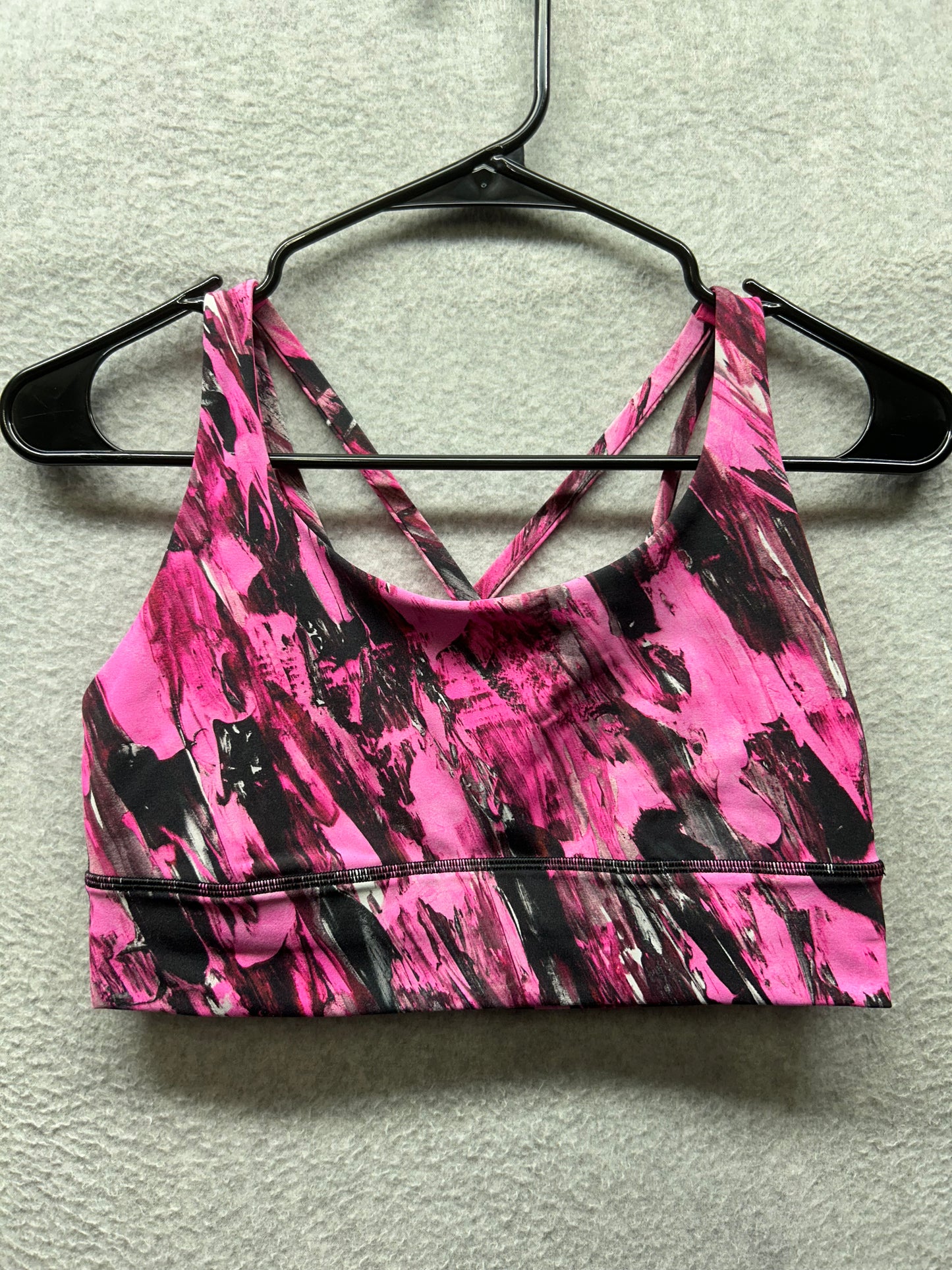 Lululemon Energy Bra Long Line Size 8 Incentive Refresh Multi