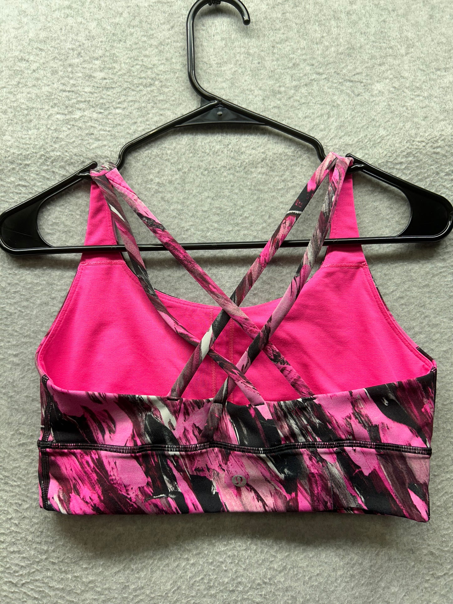 Lululemon Energy Bra Long Line Size 8 Incentive Refresh Multi
