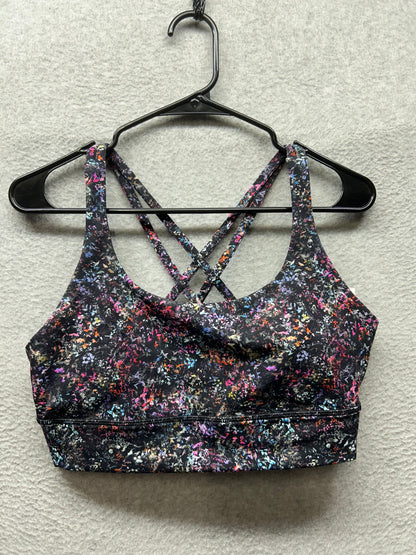 Lululemon Energy Longline Bra Size 12 Floral Spray Multi
