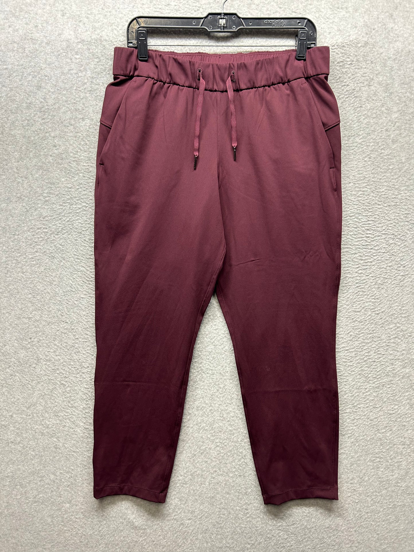Lululemon On the Fly 7/8 Pant Size 10 Dark Adobe