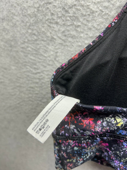 Lululemon Energy Longline Bra Size 12 Floral Spray Multi