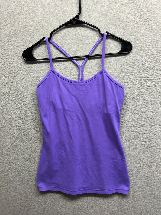 Lululemon Power Y Tank Luon Size 6 Light Power Purple