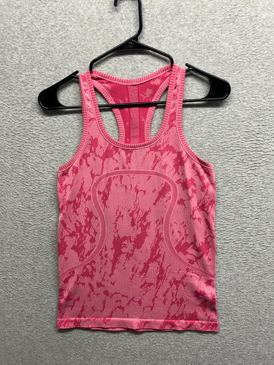 Lululemon Swiftly Tech Racerback Size 6 Heathered Bon Bon