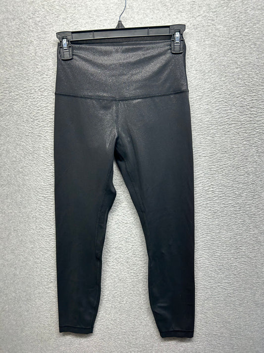 Lululemon Align High-Rise Pant 25" Shine Size 6 (Square) Radiate Foil Print Black