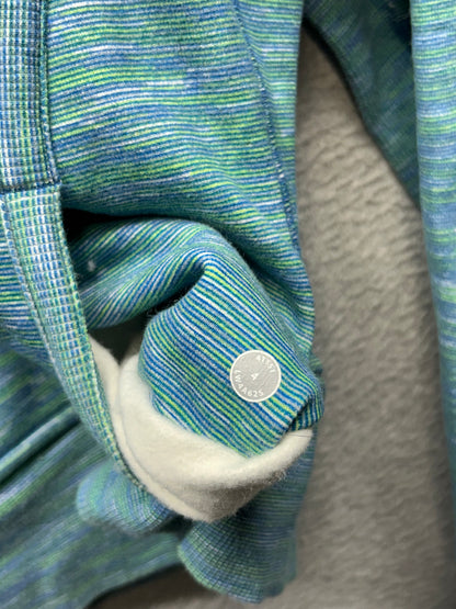 Lululemon Scuba Hoodie Size 4 We Are From Space Printed Polar Cream Clarity Yellow