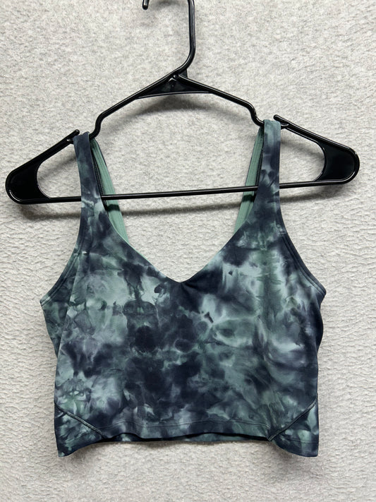 Lululemon Align Tank Top Diamond Dye Size 8 Silver Blue Tidewater Teal Graphite Grey