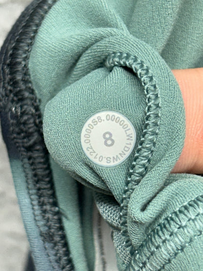 Lululemon Align Tank Top Diamond Dye Size 8 Silver Blue Tidewater Teal Graphite Grey
