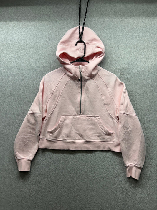 Lululemon Scuba Oversized Half-Zip Hoodie Size XS/S Strawberry Milkshake