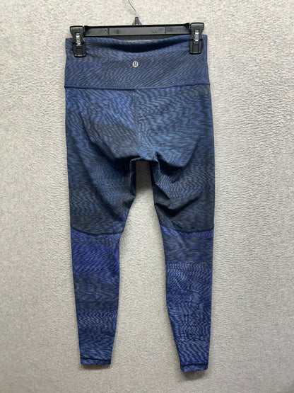 Lululemon Wunder Under Hi-Rise Tight 28" Size 6 Linear Flux Battleship Multi