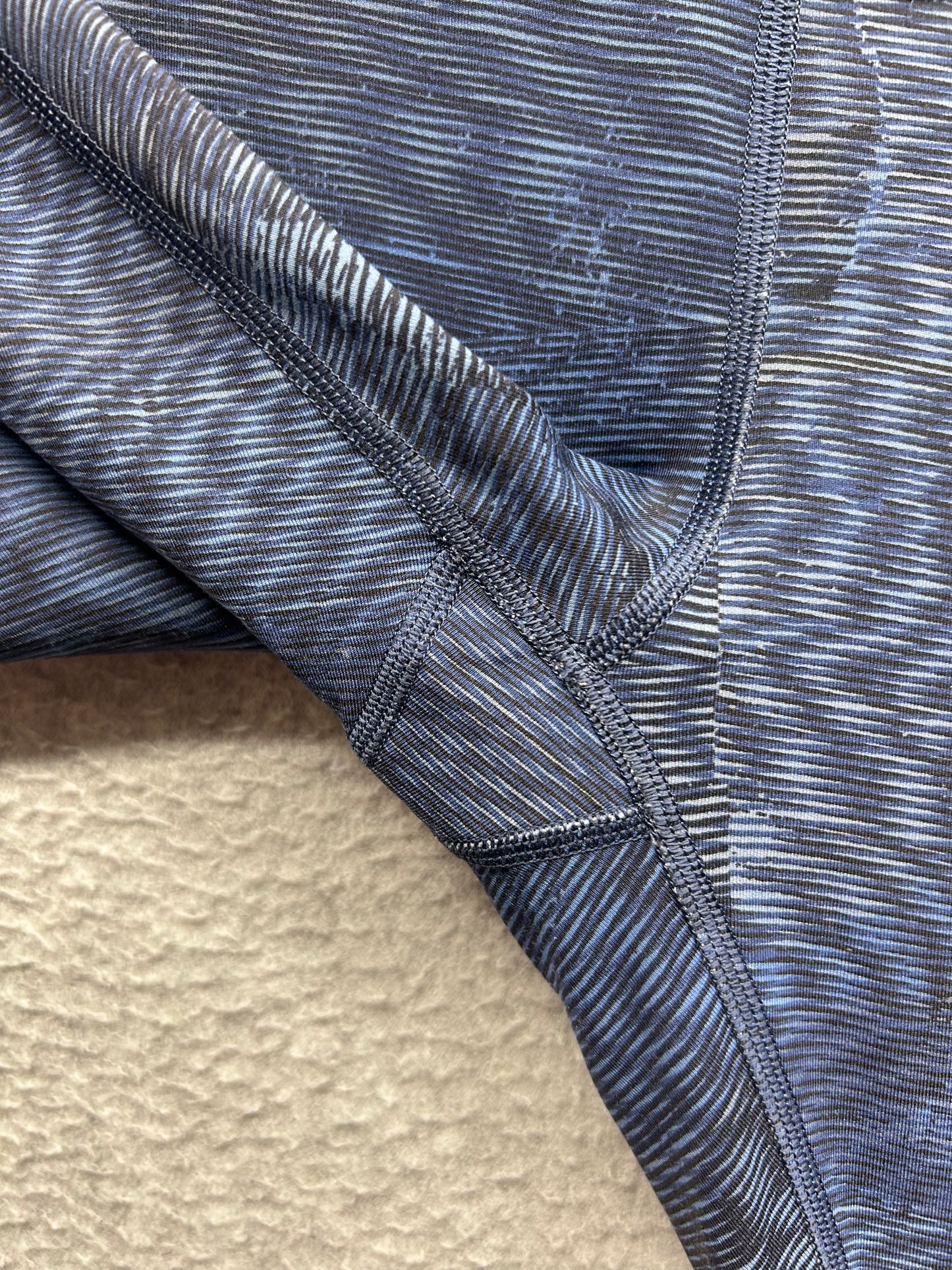 Lululemon Wunder Under Hi-Rise Tight 28" Size 6 Linear Flux Battleship Multi