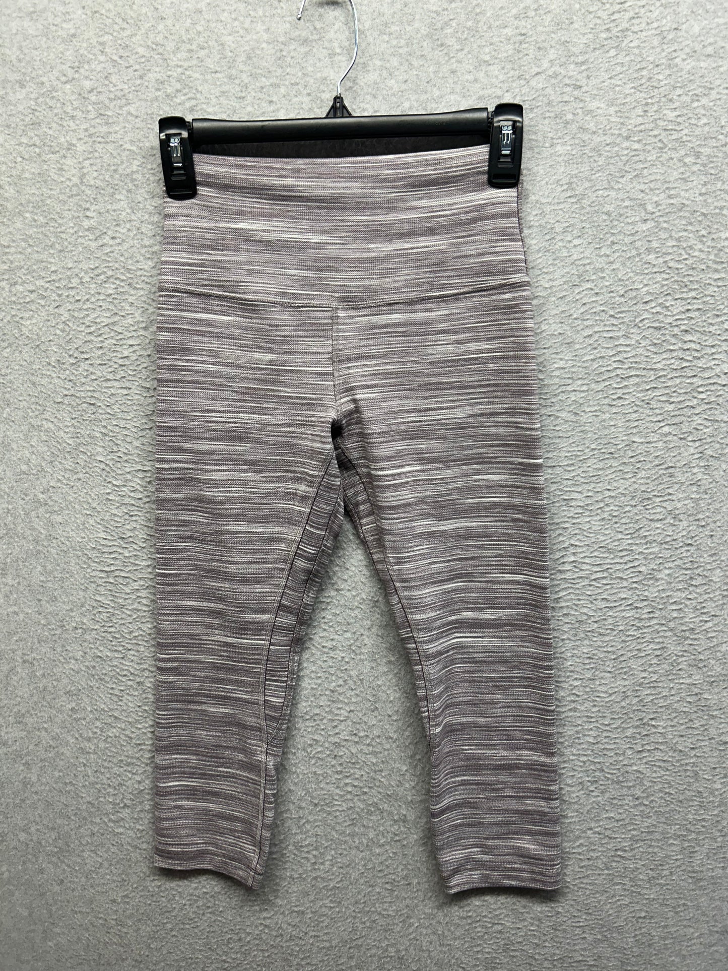 Lululemon Align Crop 21" Size 6 Mini Space Dye Herringbone Jacquard