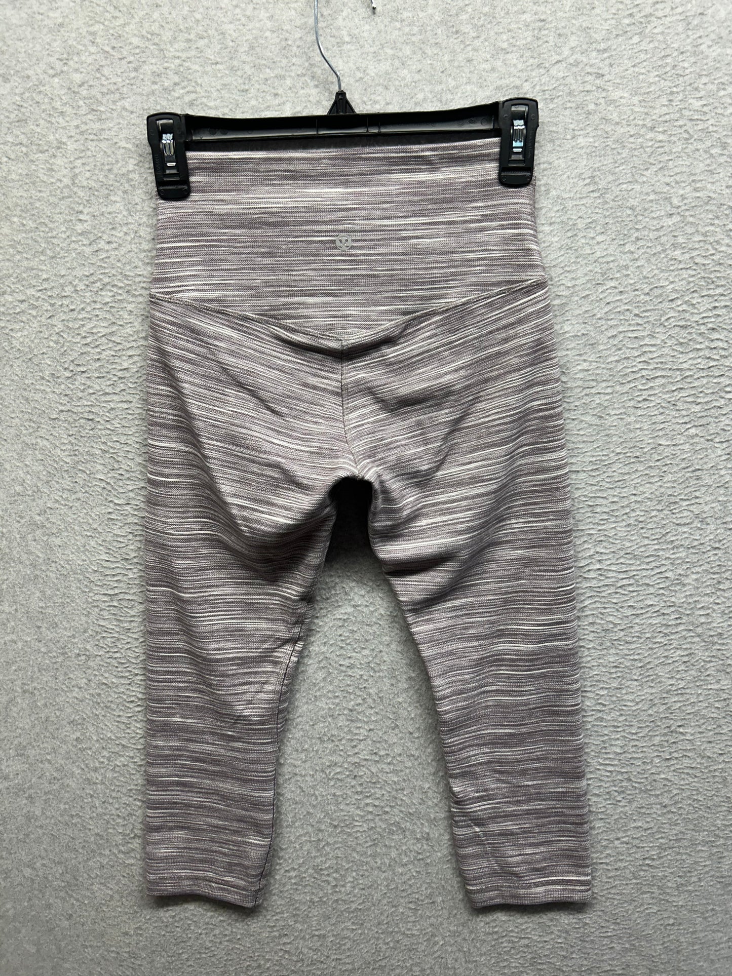 Lululemon Align Crop 21" Size 6 Mini Space Dye Herringbone Jacquard