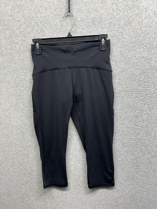 Lululemon Train Times Crop 17" Size 6 Black