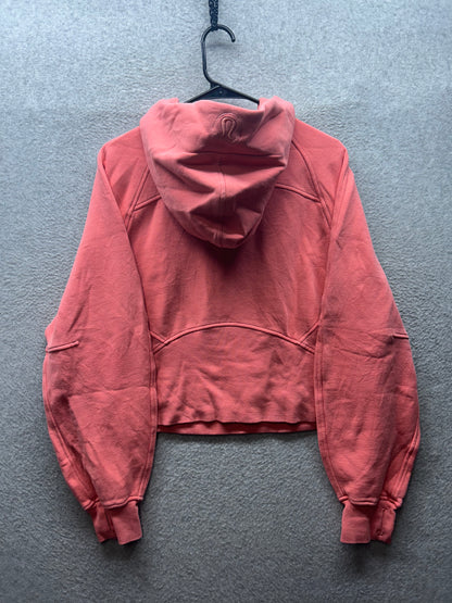 Lululemon Scuba Oversized Half-Zip Hoodie M/L Warm Coral