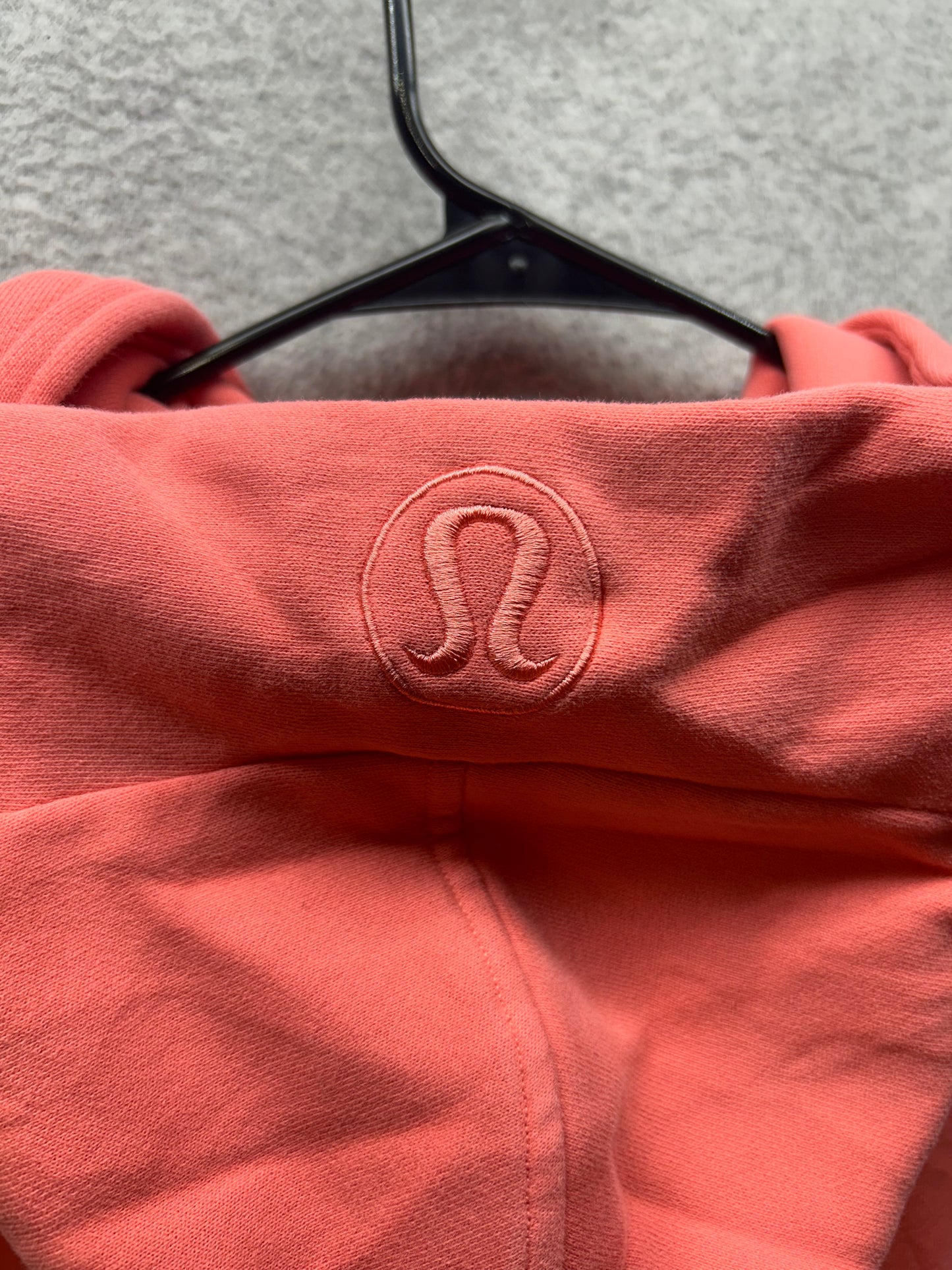 Lululemon Scuba Oversized Half-Zip Hoodie M/L Warm Coral