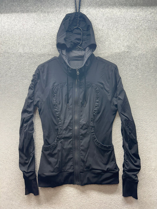 Lululemon Dance Studio Jacket III Size 8 Black / Heathered Black