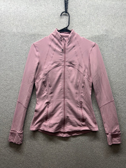 Lululemon Define Jacket Size 6 Pink Pastel