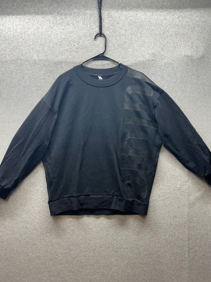 Lululemon Perfectly Oversized Crew Logo Size 8 Black