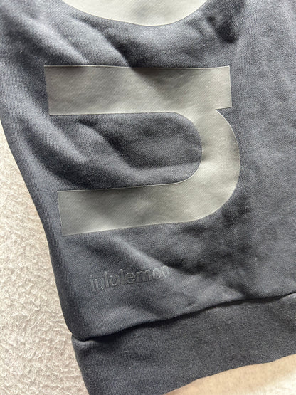 Lululemon Perfectly Oversized Crew Logo Size 8 Black