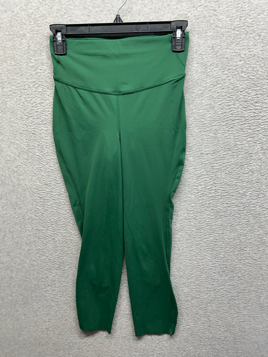 Lululemon Base Pace High-Rise Crop 23" Nulux Size 6  Everglade Green